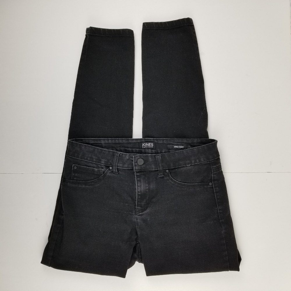 Jones New York black Essex Skinny jeans size 6